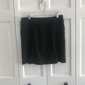 Black Knit Skort